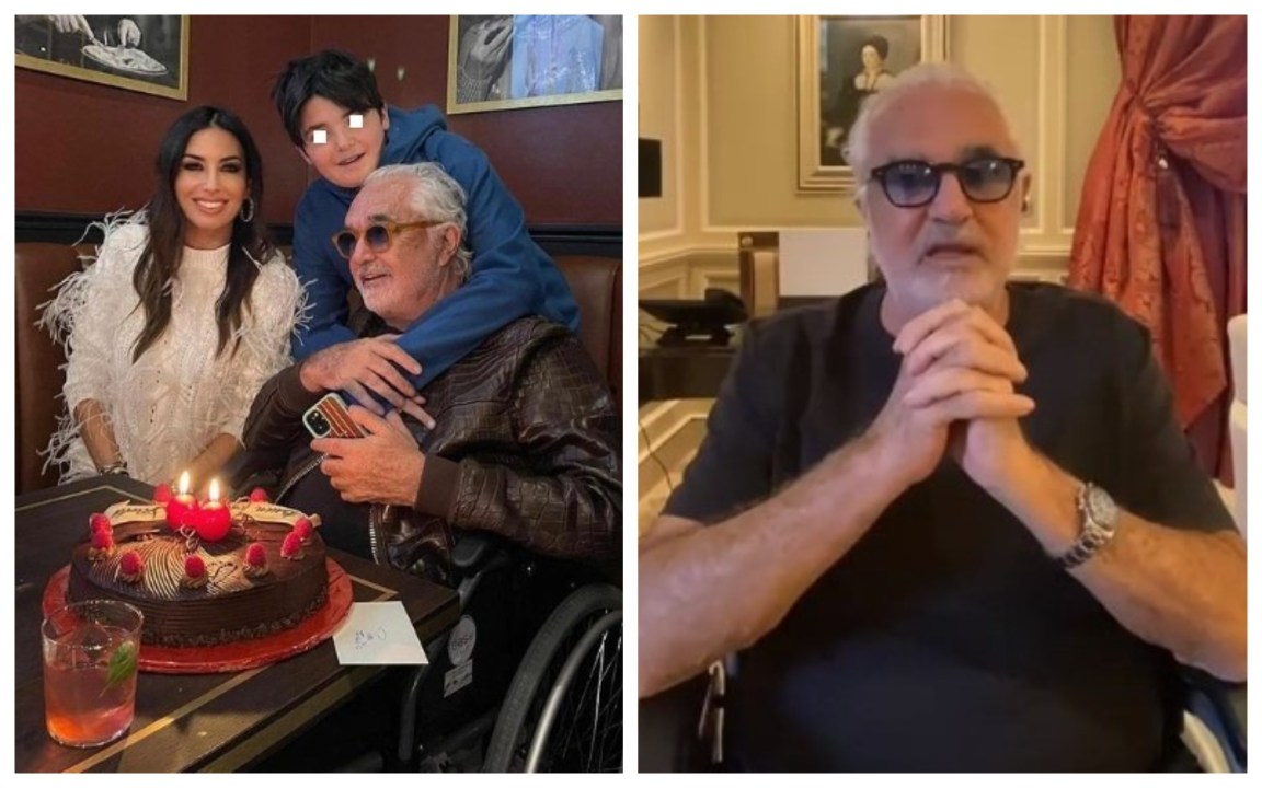 Flavio Briatore, compleanno in carrozzina: “La salute è fondamentale”