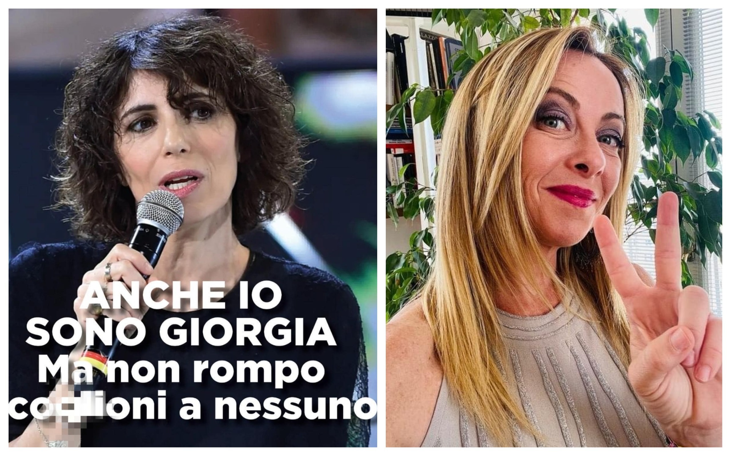 La celebre cantante: “Anche io sono Giorgia ma non rompo i co***oni”