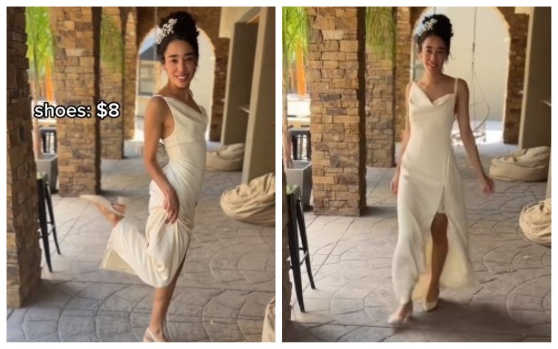 Spende 3,75 dollari per l’abito da sposa, il video è virale su TikTok