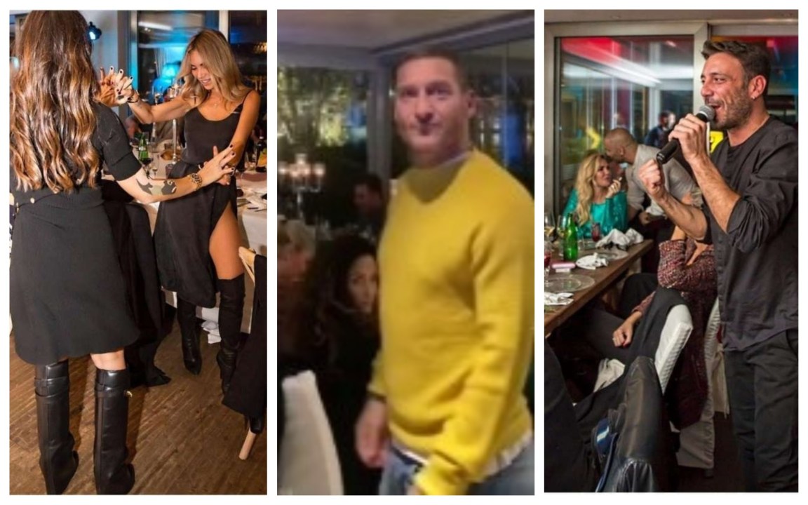 Totti, Ilary e Noemi alla stessa festa: parla la fidanzata del proprietario del locale