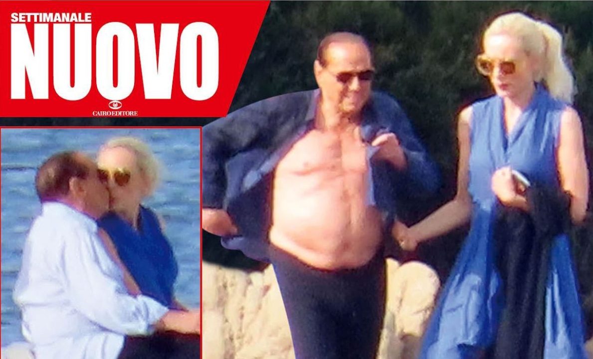 Silvio Berlusconi, “luna di miele” in Sardegna: “A torso nudo, accenna una corsetta”