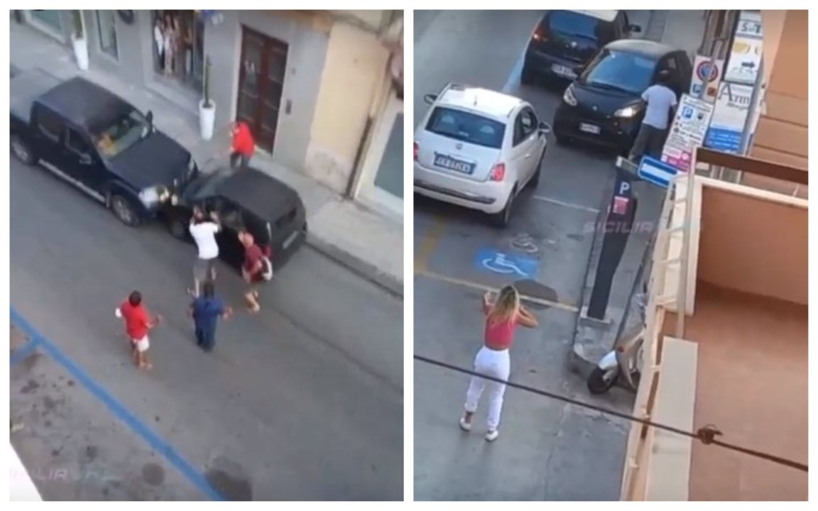 Sicilia, donna al volante di una Smart travolge le auto e semina il panico