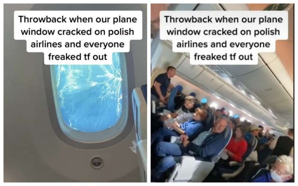 Finestrino si incrina durante il volo: scene di panico a bordo