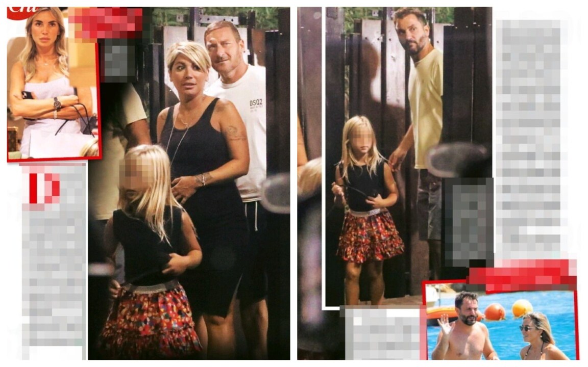 Totti non si nasconde più: paparazzato sotto casa di Noemi con Isabel