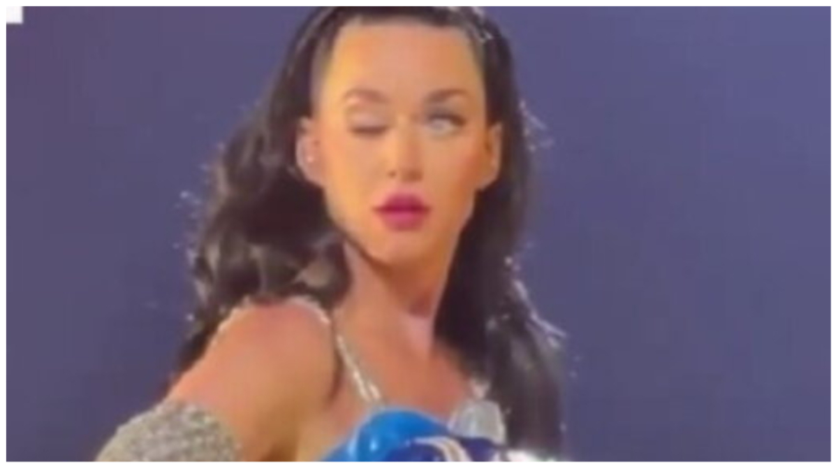 Katy Perry, mentre canta le si “blocca” un occhio: fan in ansia