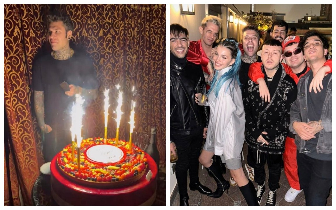 Fedez spegne 33 candeline, le foto della festa in uno degli hotel più esclusivi di Milano