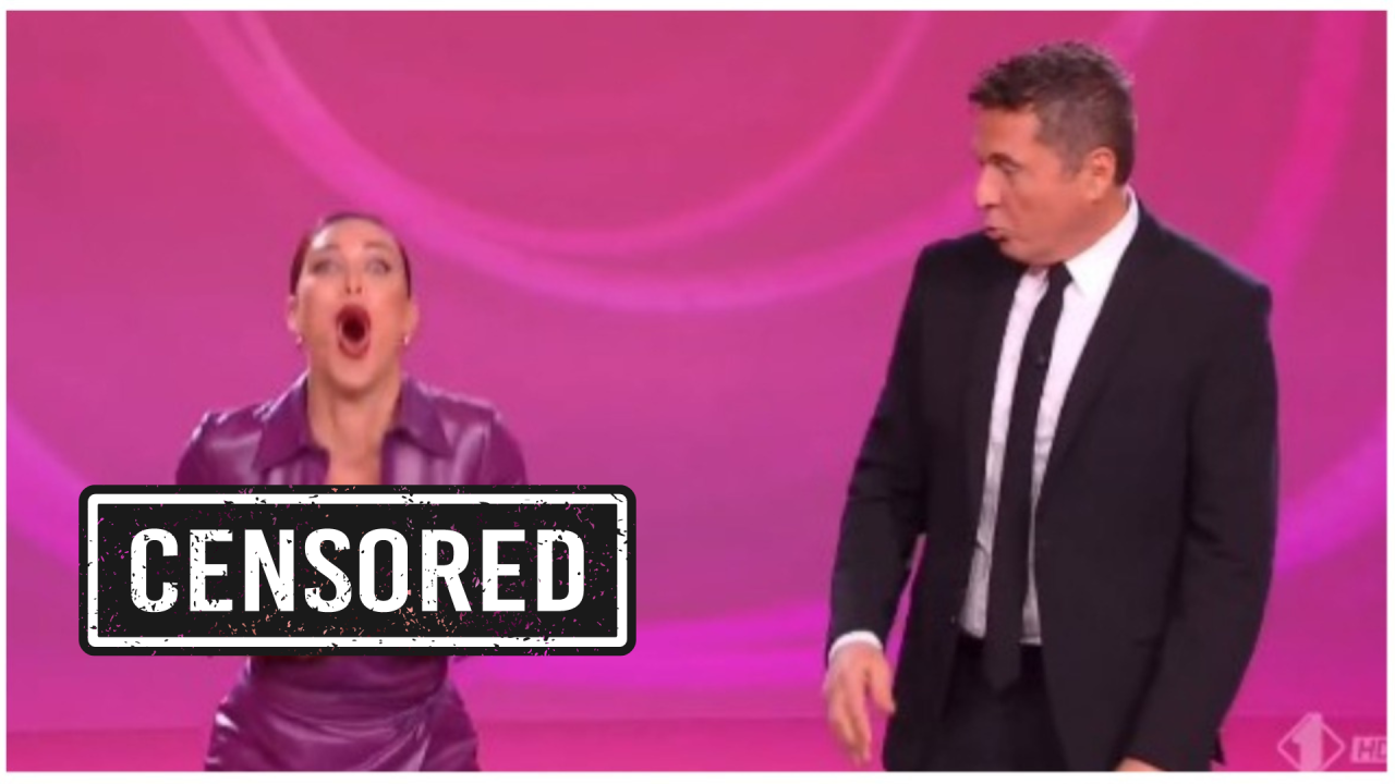 Belen Rodriguez, incidente sexy a “Le Iene”: il vestito “esplode” in diretta