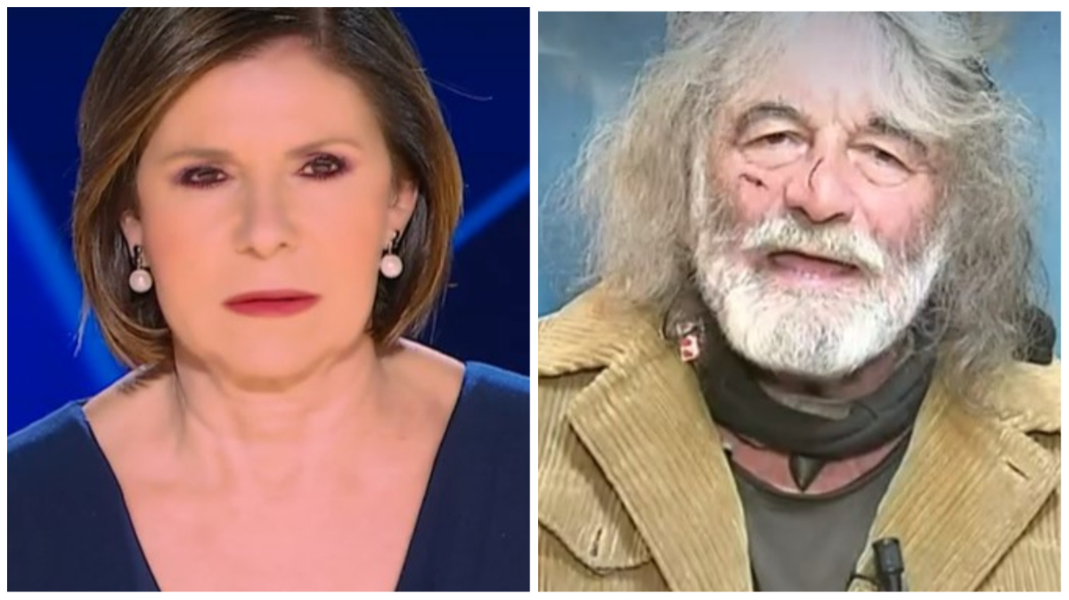 Mauro Corona graffiato in volto fa una battuta “a luci rosse” a Bianca Berlinguer