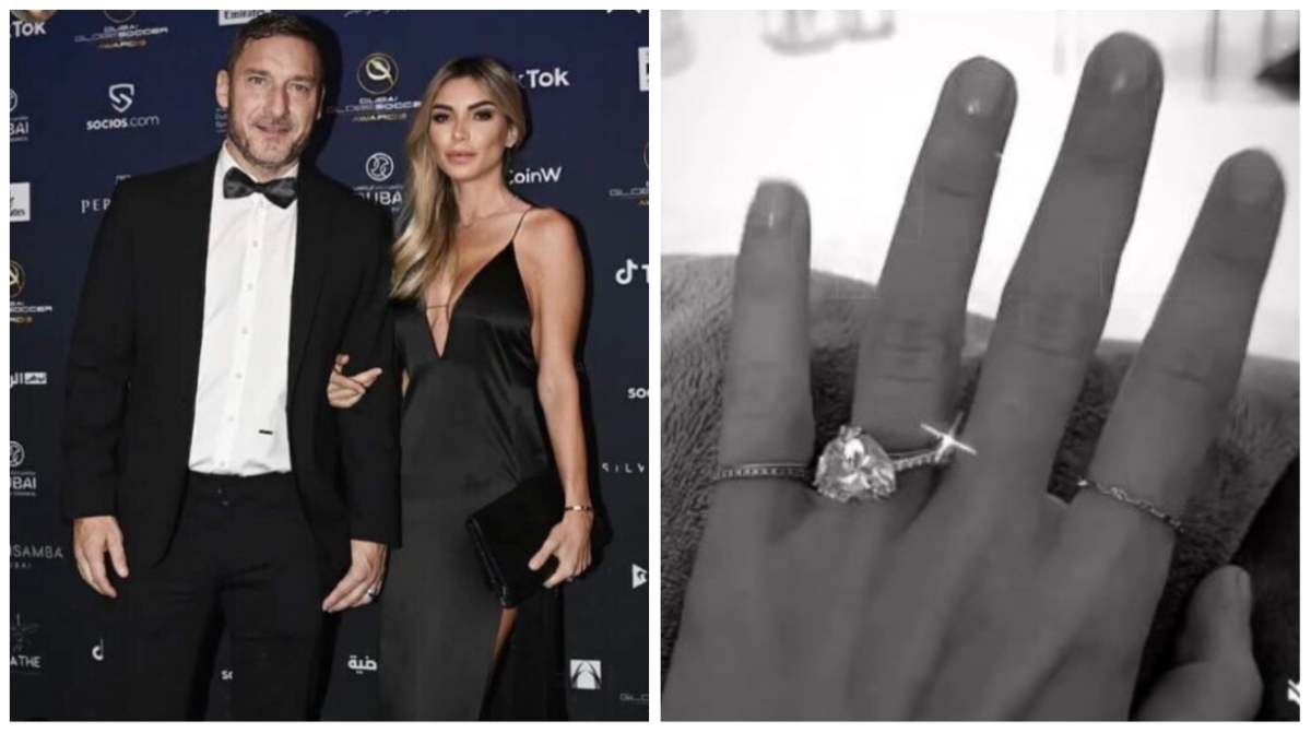 Totti e Noemi, un anello per un amore da 5 carati – Foto