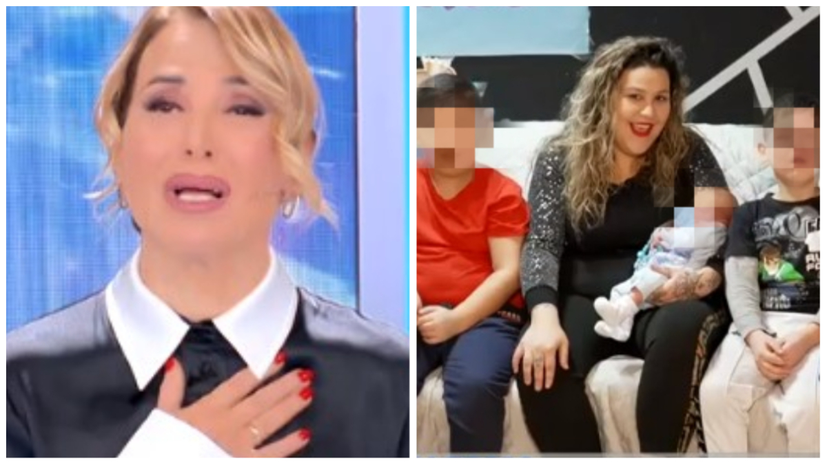 Barbara D’Urso saluta famiglia palermitana “col cuore” e il bimbo replica con un gestaccio