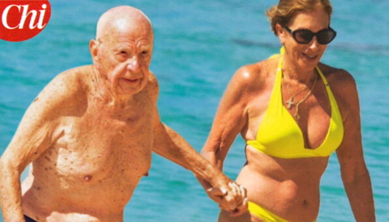 Rupert Murdoch, il magnate 91enne ai Caraibi con la sua nuova fiamma – Foto