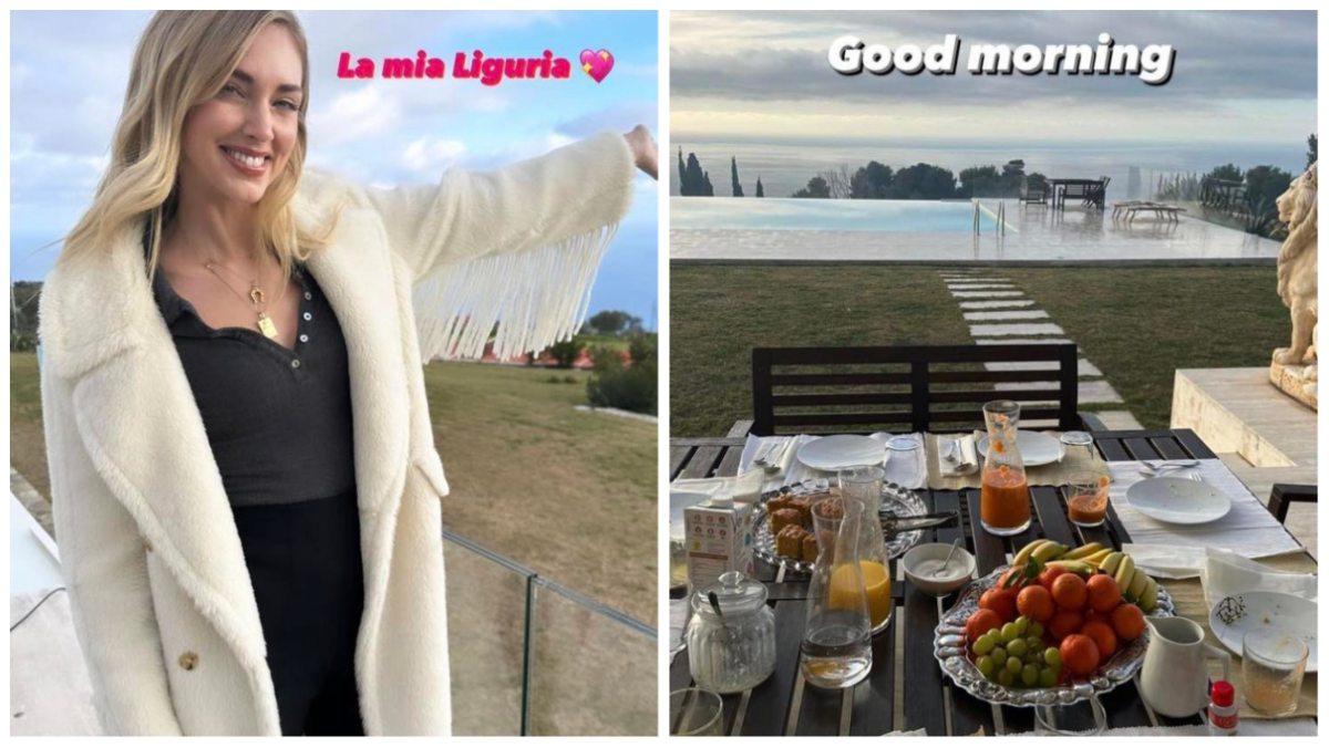 Chiara Ferragni, quanto costa la villa a pochi km da Sanremo dove alloggia con Fedez