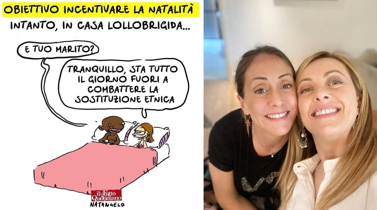 Vignetta su Arianna Meloni, la premier: “Allusioni indegne, così si destabilizzano le famiglie”