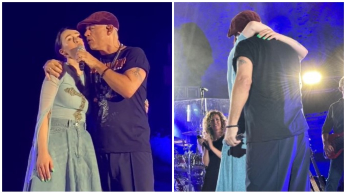 Aurora Ramazzotti, il duetto con papà Eros al Teatro Antico di Taormina è davvero magico