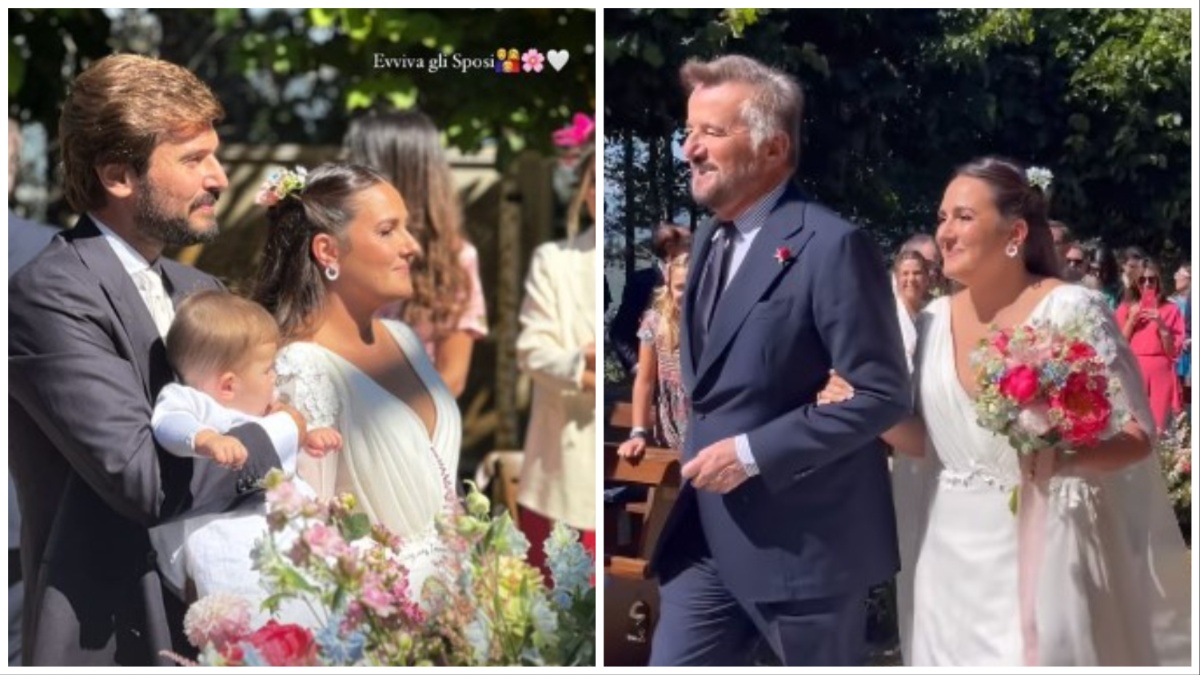 Christian De Sica, la figlia Maria Rosa ha sposato un architetto – Foto