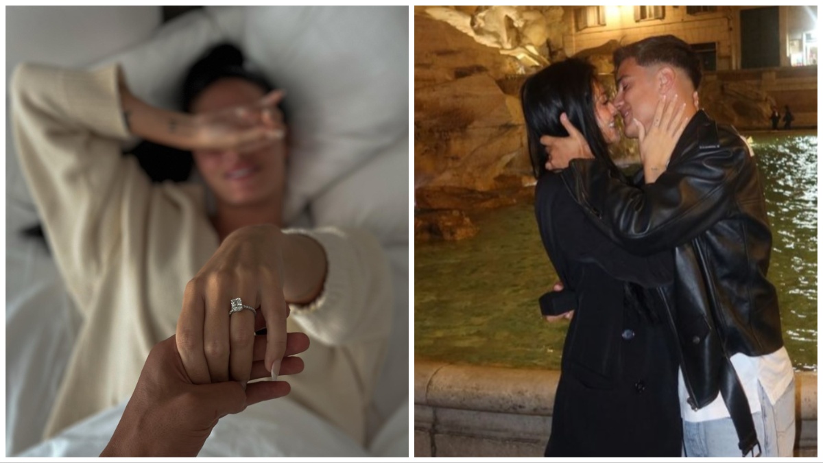 Paulo Dybala e Oriana Sabatini si sposano, la proposta di matrimonio alla Fontana di Trevi