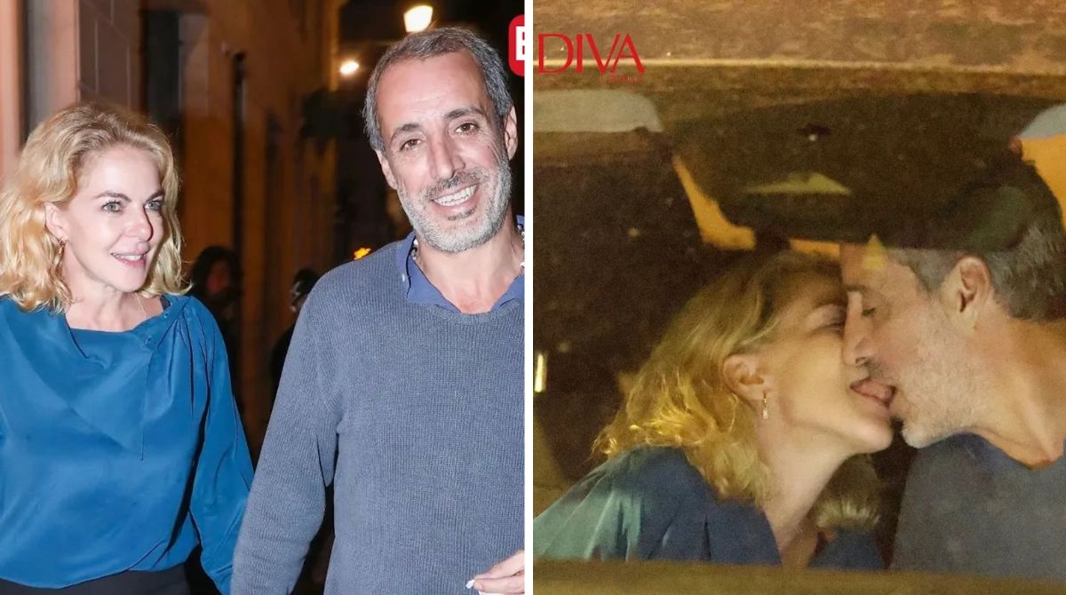 Claudia Gerini pazza dell’ex marito di una nota showgirl: sorrisi e baci bollenti in auto
