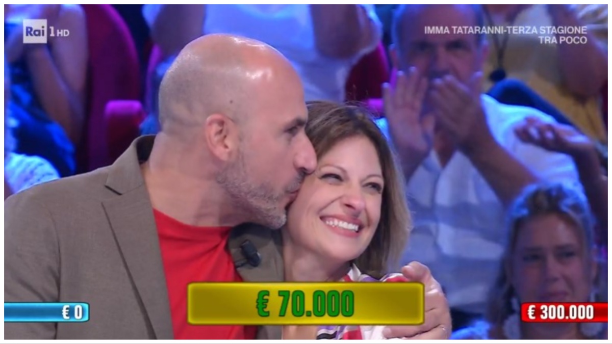“Affari Tuoi”, coppia siciliana vince 70mila euro rinunciando a 300mila euro