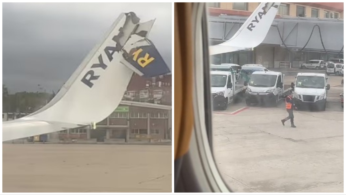 Paura sul volo Ryanair: l’impatto con un altro aereo durante il decollo