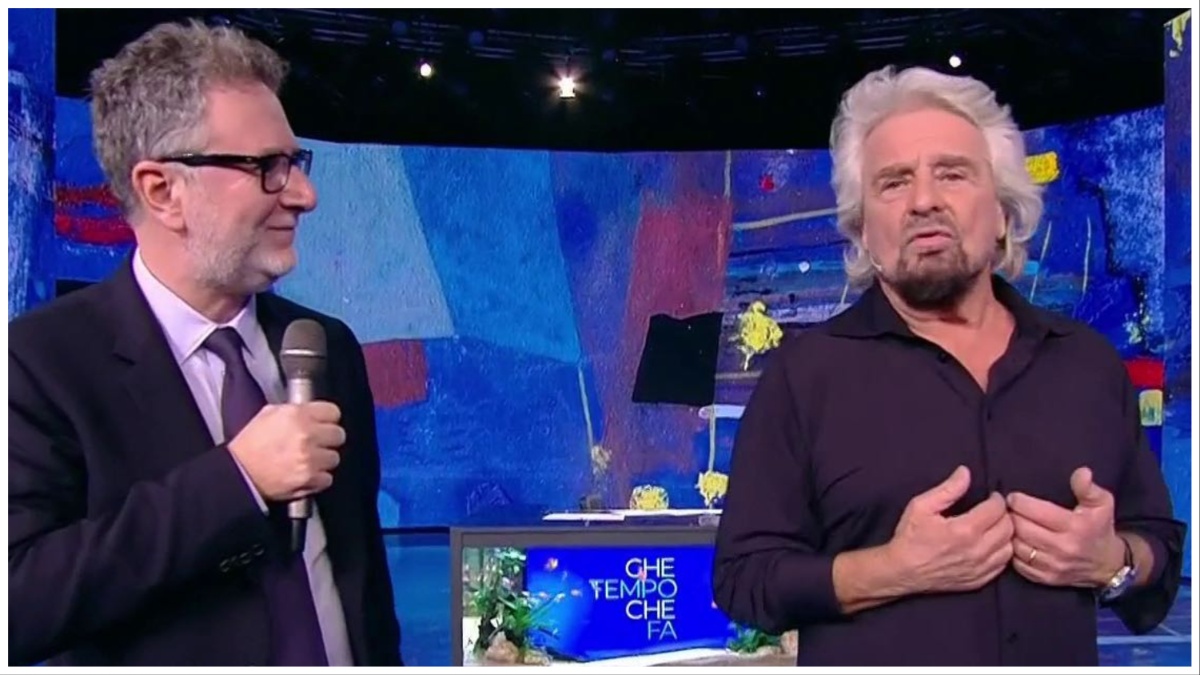 Beppe Grillo, “one man show” da Fazio: “Ho peggiorato l’Italia”. L’attacco a Giulia Bongiorno
