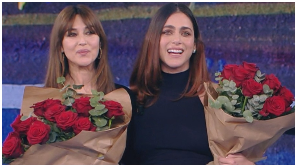 Miriam Leone e Monica Bellucci insieme a “Che tempo che fa”