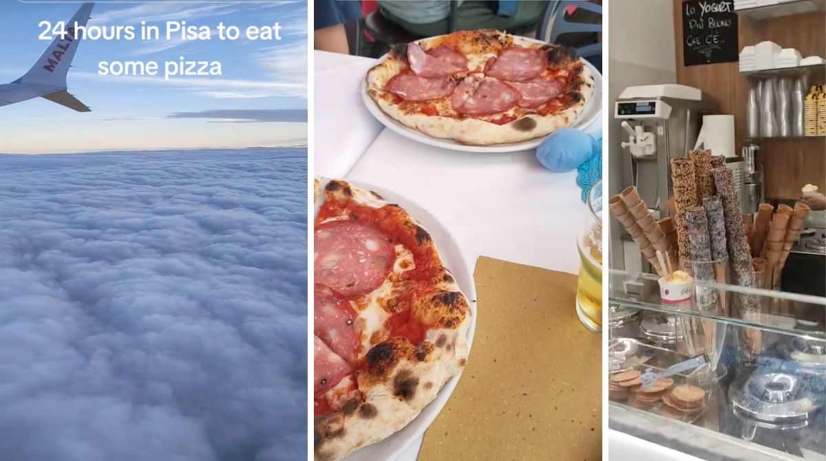 Famiglia inglese fa un salto a Pisa per una pizza: “Più economico che andare a Londra”