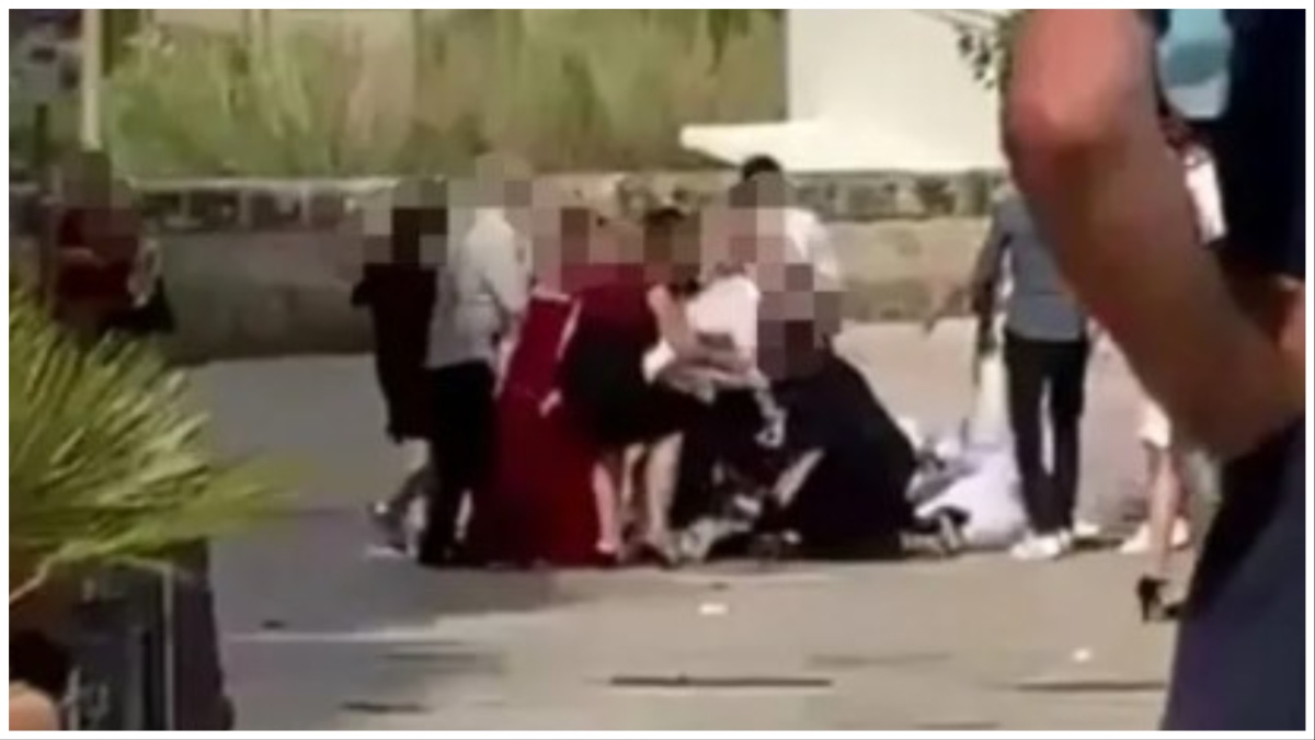 Alla festa di matrimonio scoppia la rissa: pugni, calci e colpi di catena