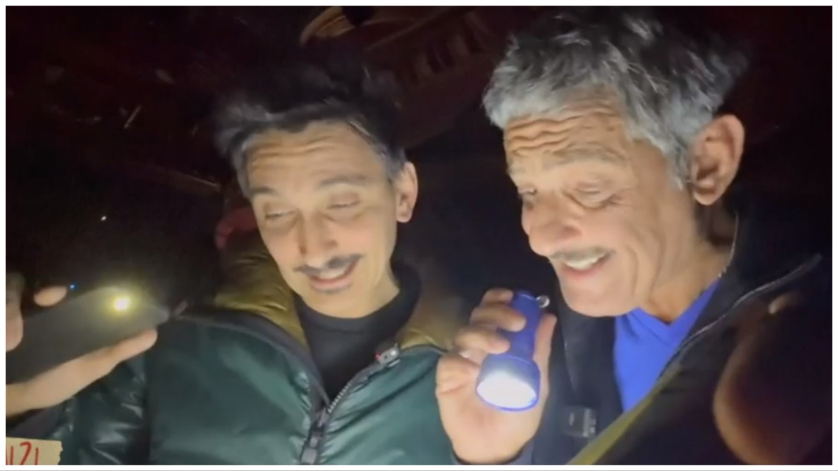 Fiorello e Biggio entrano furtivamente nello studio di “Ballando con le stelle” – Video