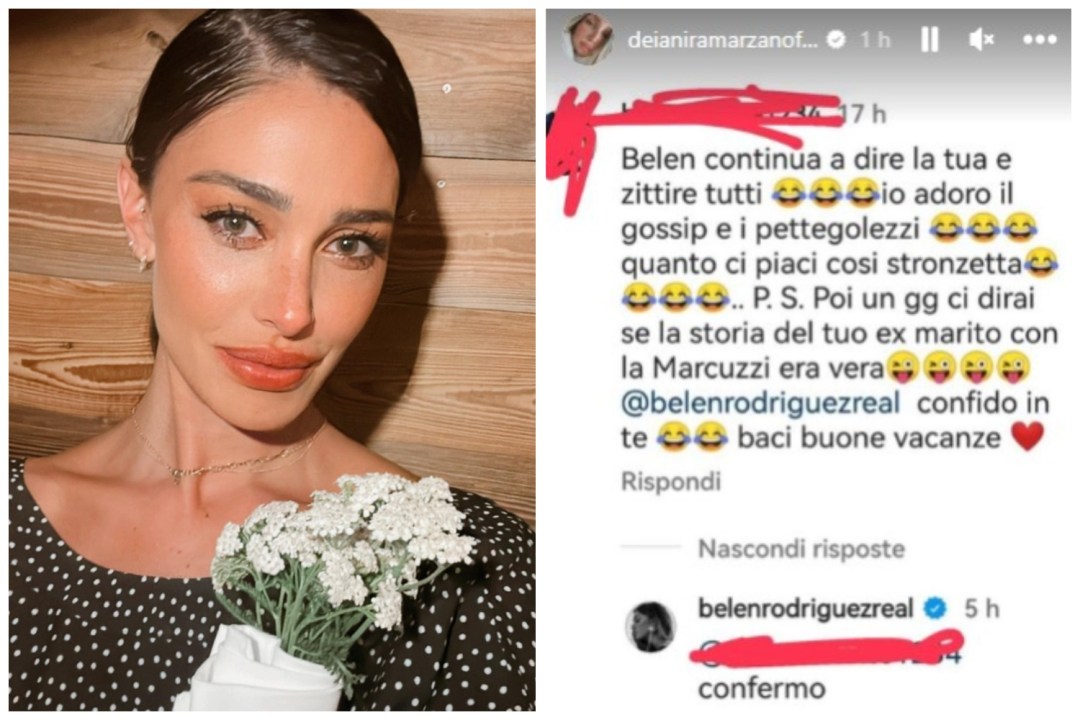 Belen Rodriguez sul presunto tradimento di Stefano con Alessia Marcuzzi: “Confermo”