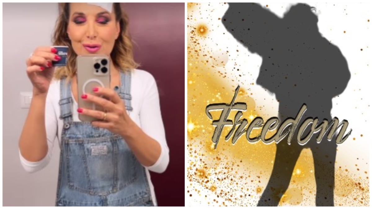 Barbara D’Urso festeggia la fine del contratto con Mediaset: “Libertà”