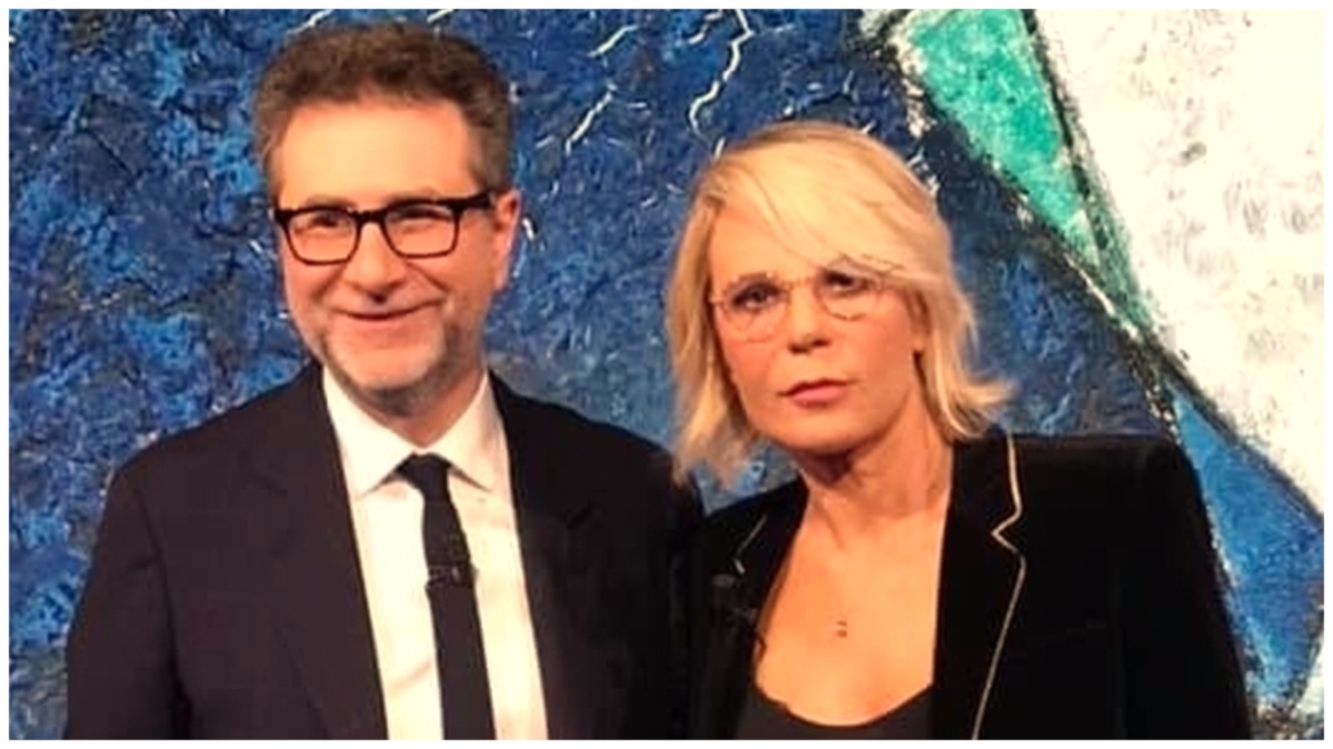 Maria De Filippi e Fabio Fazio insieme su Canale 5 per ricordare Maurizio Costanzo