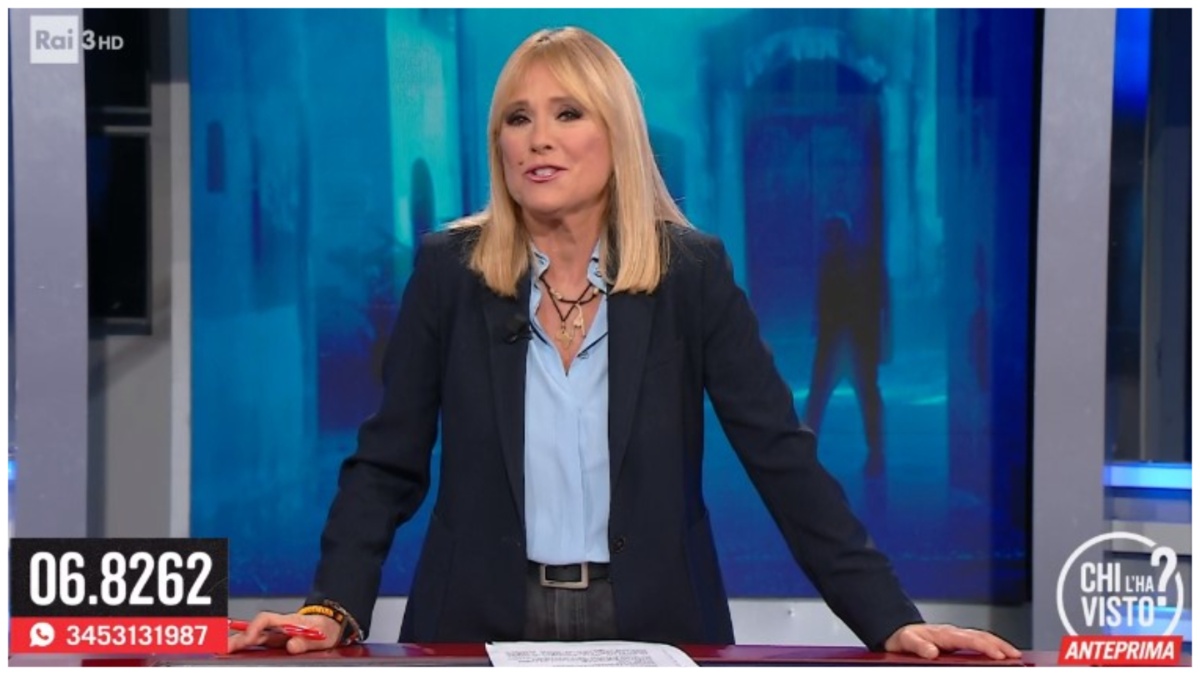 “Chi l’ha visto?” sostituito dal documentario sulle Frecce Tricolori. Federica Sciarelli non ci sta