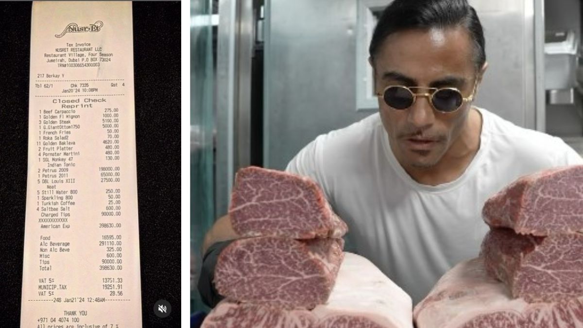 Scontrino da capogiro, Salt Bae nella bufera per un conto da 100mila euro