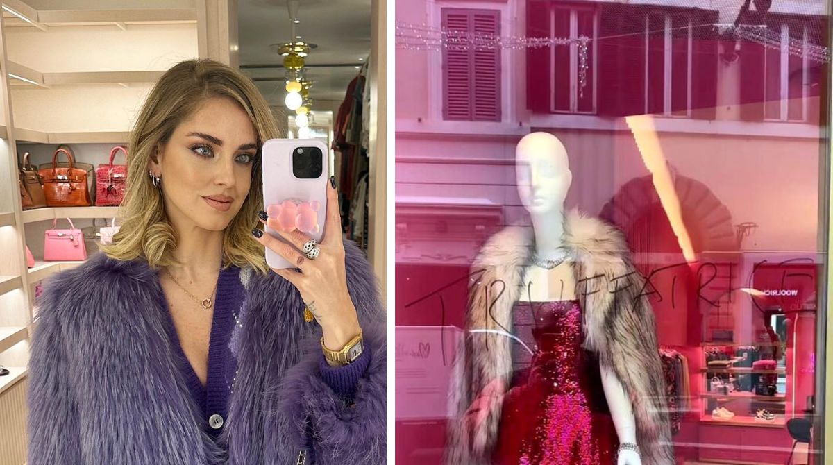 Chiara Ferragni, vandalizzate le vetrine del suo negozio di Roma: “Bandita”, “Truffatrice”