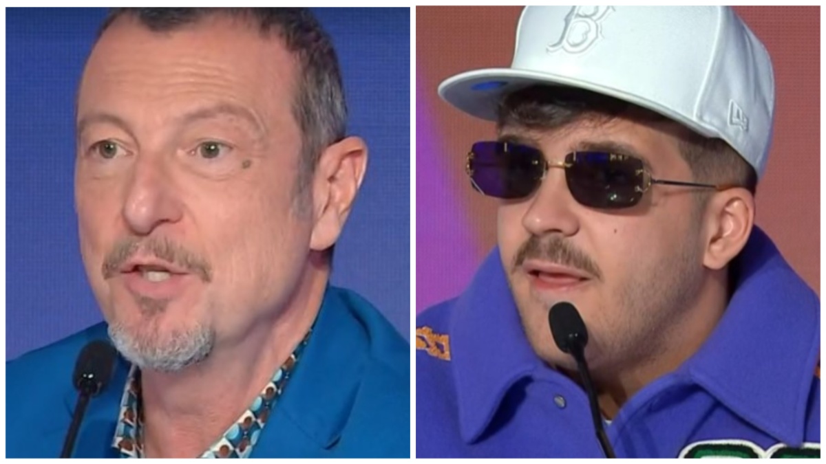 Amadeus chiude le porte a Sanremo: come ha reagito Geolier al secondo posto