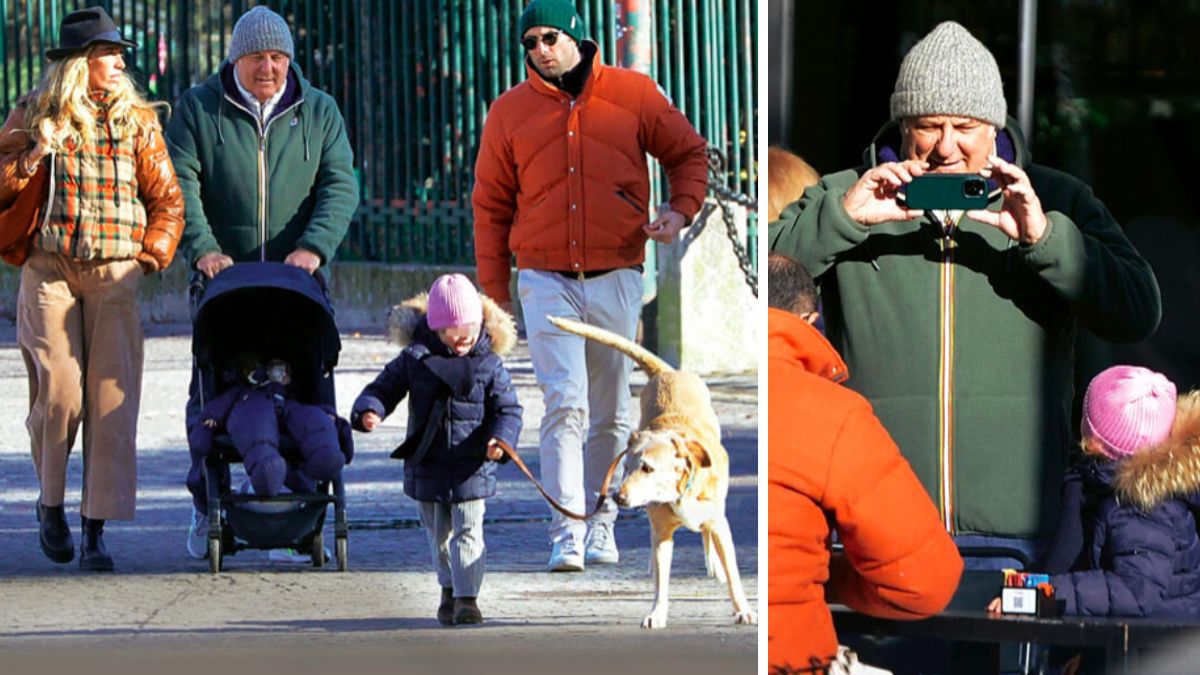 Gerry Scotti in versione nonno, pazzo per i suoi nipotini