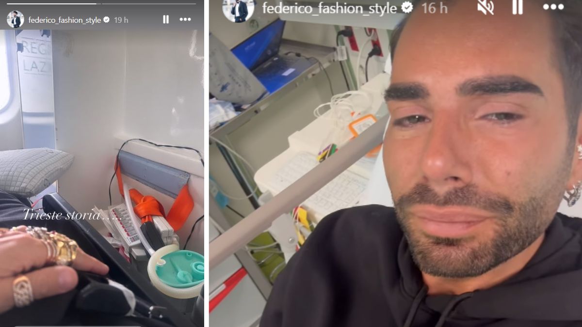 Federico Fashion Style picchiato su un treno, il video dall’ospedale: “Aggressione omofoba”
