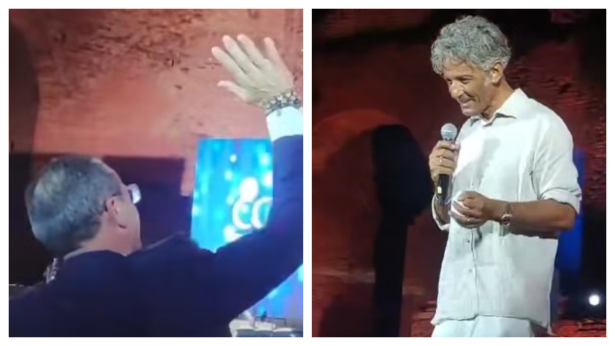 Fiorello-show a Taormina: “In caso di guerra l’esercito lo affiderei a Cateno De Luca”